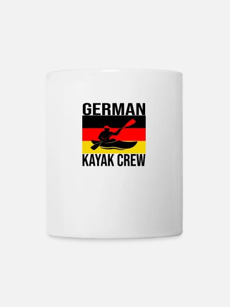 German Kayak Crew – Wildwater Kayak Tee - Mug - white