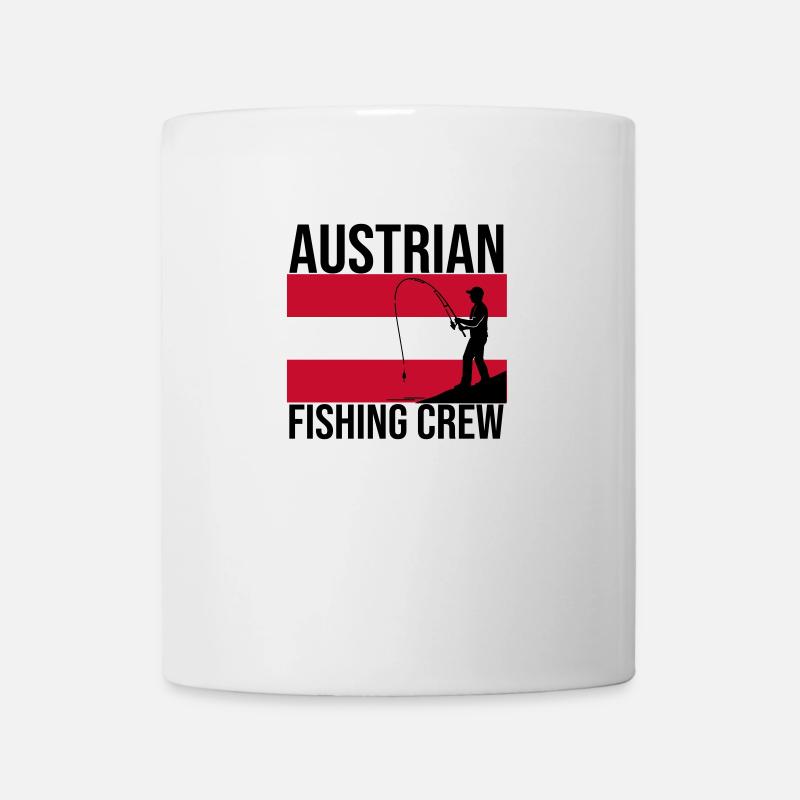 Austrian Fishing Crew Angler Shirt - Mug - white