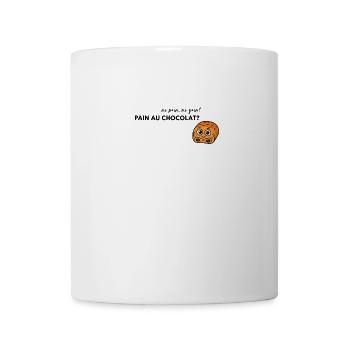 No pain, no gain. Pain au chocolat. - Tasse - Weiß - Vorne