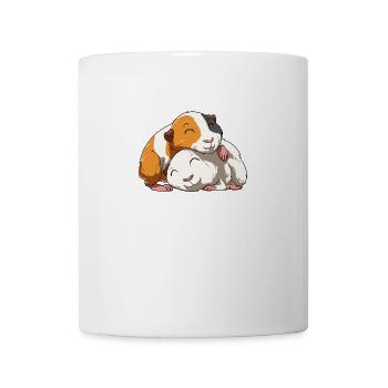 Cobaye couple - Mug blanc - blanc - Devant
