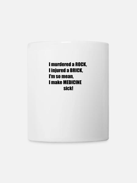 The Legend Rock Brick Medicine - Tasse - Weiß