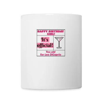 J’aime les vêtements / Joyeux anniversaire fille - Mug blanc - blanc - Devant