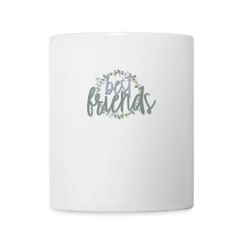 Best Friends Eukalyptuskranz Freundschaftsgeschenk - Tasse - Weiß - Vorne