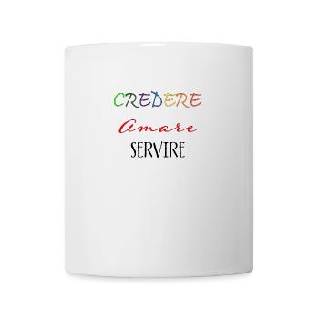 Love Believe Serve - Love Agape - Mug blanc - blanc - Devant