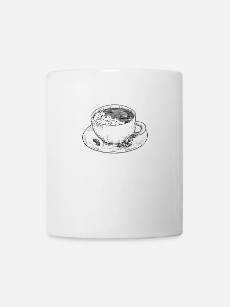 Kaffeelix Coffee Skizze sketch Zeichnung Kaffee - Tasse - Weiß