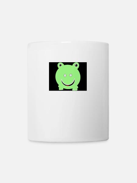 Runder Frosch - Tasse - Weiß