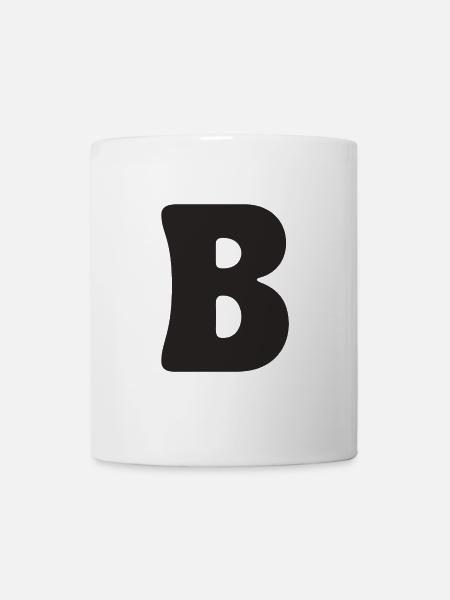 B - Tasse - Weiß