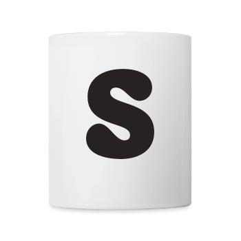 S - Tasse - Weiß - Vorne