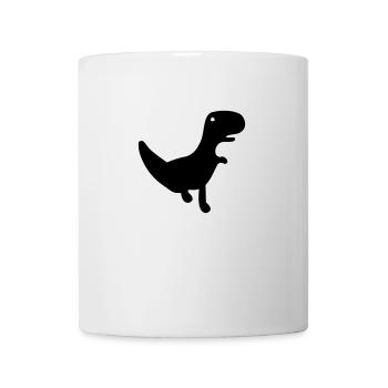 Der Dino von Cactus Run - Tasse - Weiß - Vorne