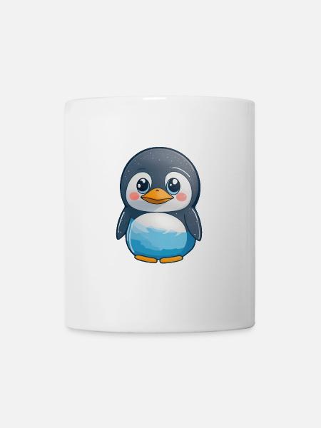 Totally cute penguin - Mug - white