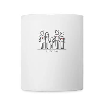I Love Family Motif v2.0 - Mug - white - Front
