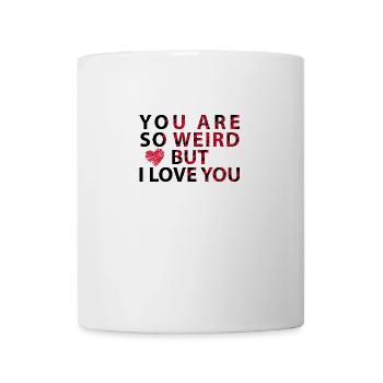 Amour étrange - Mug blanc - blanc - Devant