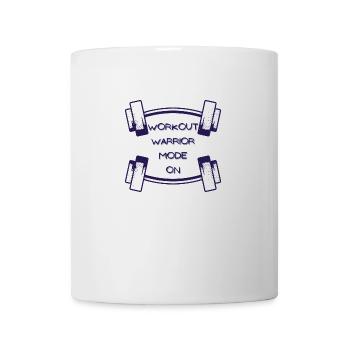 Workout-Krieger-Modus ein - 1 - Tasse - Weiß - Vorne