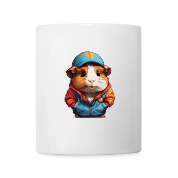Guinea pig with hat - Mug - white - Front