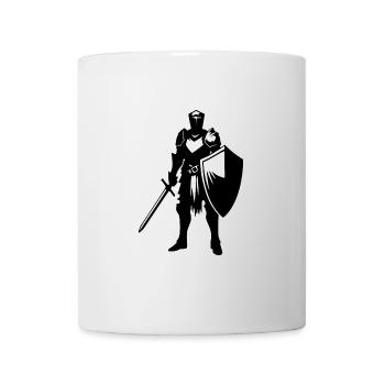 Noble knight with shield and sword - Mug - white - Front