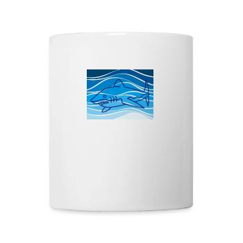 Haifisch - Tasse - Weiß - Vorne
