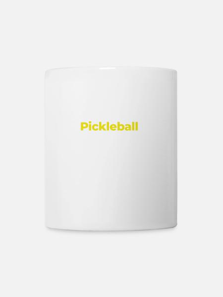 Pickelball Tee, Modern Minimalist - Mug - white