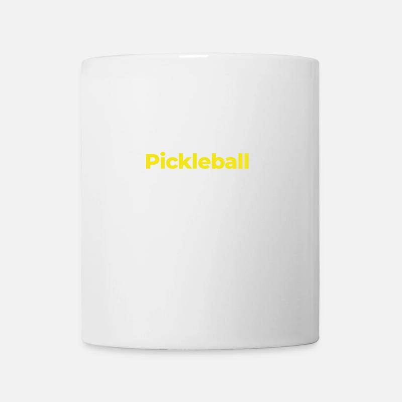 Pickelball Tee, Modern Minimalist - Mug - white