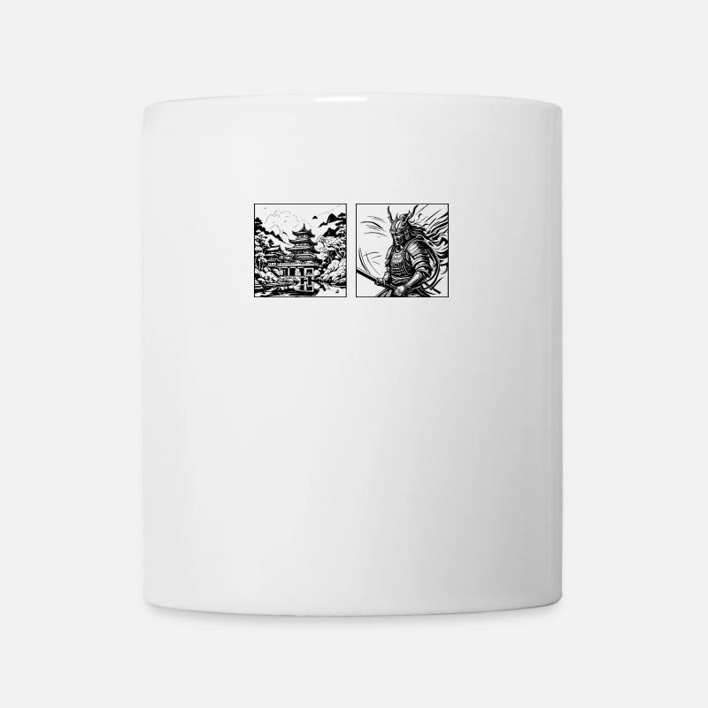 Temple du samouraï - Mug blanc - blanc