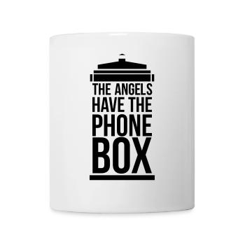 the angels have the phone box - Tasse - Weiß - Vorne
