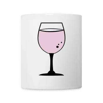 Rose wine - Mug - white - Front