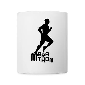 läufer - Tasse - Weiß - Vorne