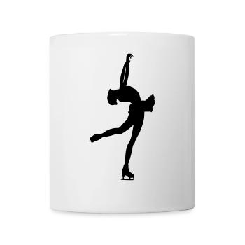 Great design for a figure skater - Mug - white - Front