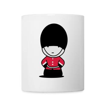 königliche Wache in London - Tasse - Weiß - Vorne