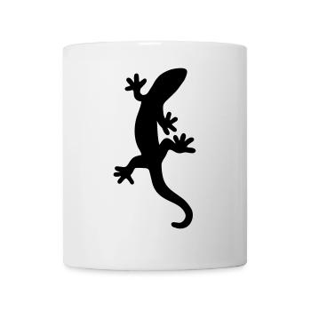Cadeau nature gecko lézard salamandre - Mug blanc - blanc - Devant