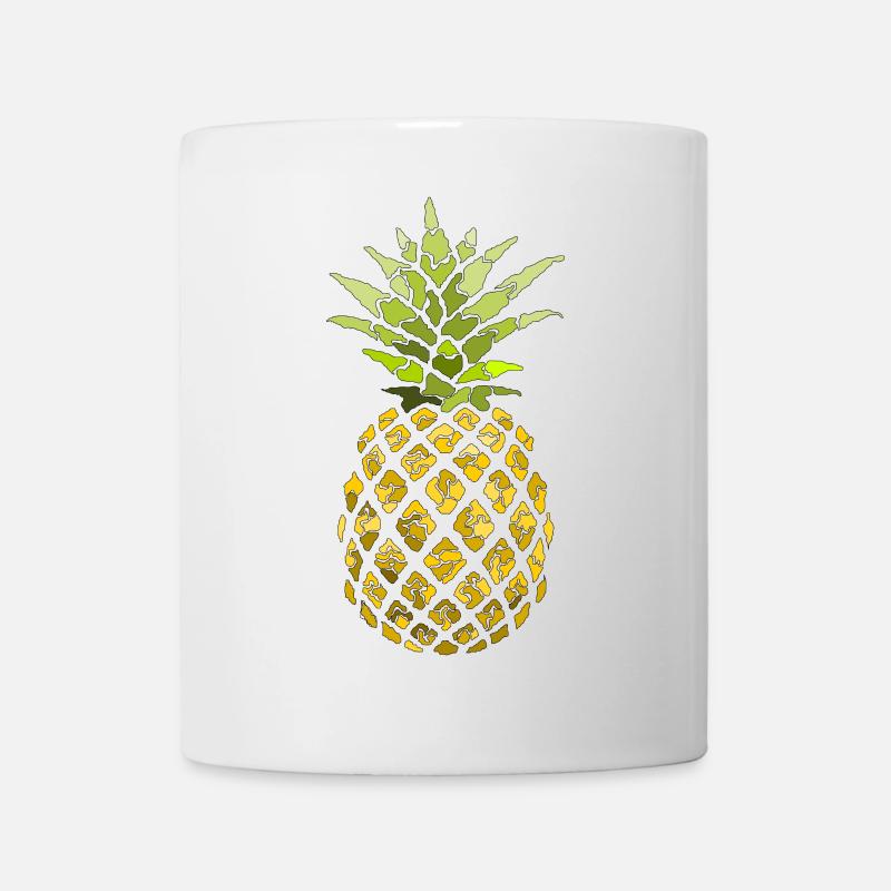 Ananas - Tasse - Weiß