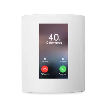 40th Birthday Phone Call Call - Mug - white - Front