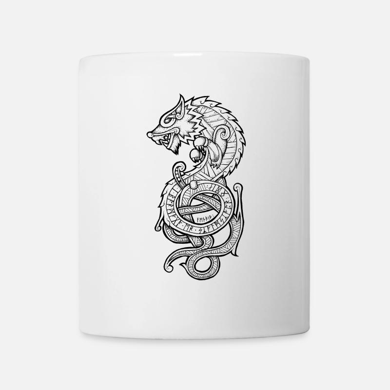 The Fenrir Wolf - Mug - white