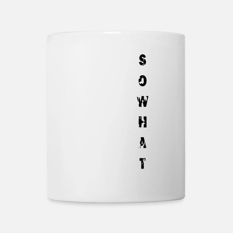 SoWhat - Plain - Mug - white