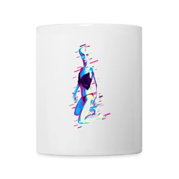 Ms. Alien 80s Retro Violet - Mug - white - Front