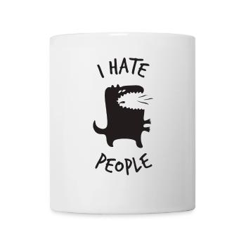 I hate people - Tasse - Weiß - Vorne