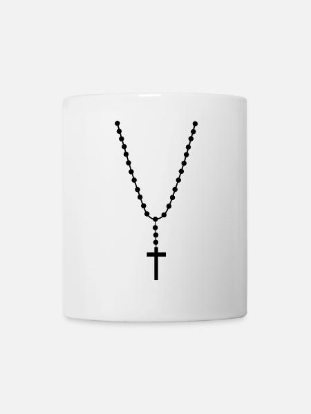 Halskette Hip Hop - Tasse - Weiß