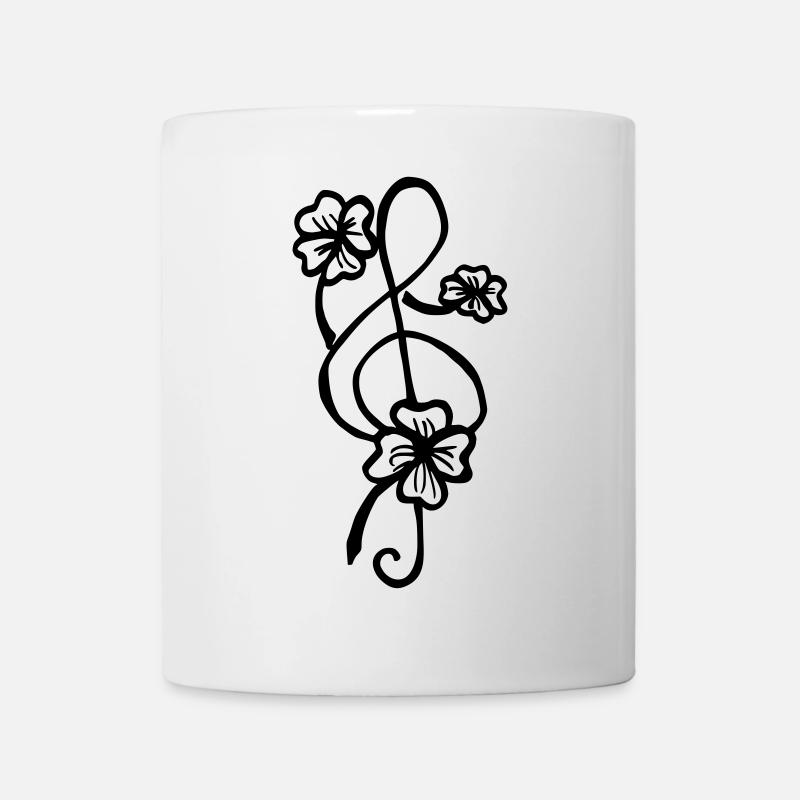 Clef shamrock - Mug blanc - blanc