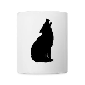 Wolf - Tasse - Weiß - Vorne