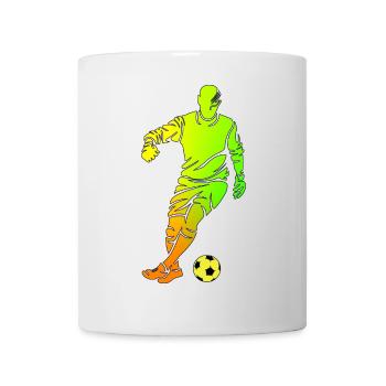 football - Mug blanc - blanc - Devant