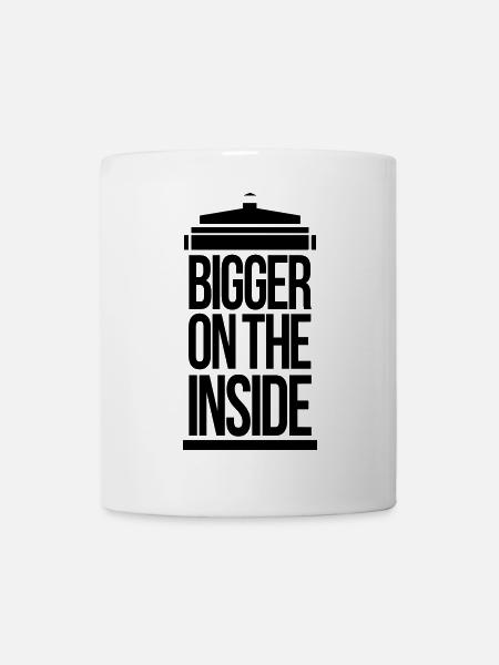 Bigger on the inside - Mug blanc - blanc