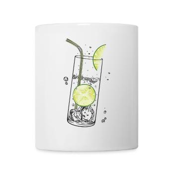 Limetten Limonade Sommer Limo - Mug - white - Front