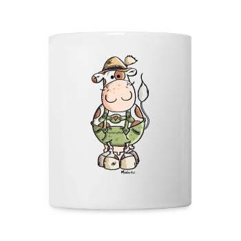 Kuh - Tasse - Weiß - Vorne