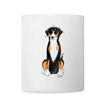 Motif drôle de chien Sennenhund I Comle Entlebucher I - Mug blanc - blanc - Devant