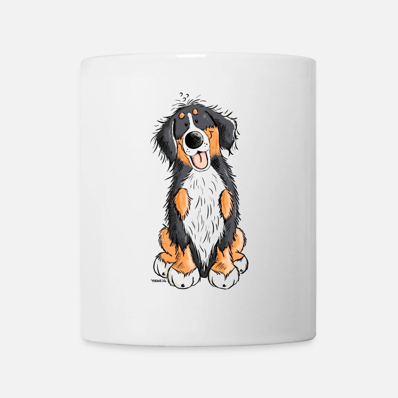 Berner Sennenhund mach Platz - Tasse - Weiß