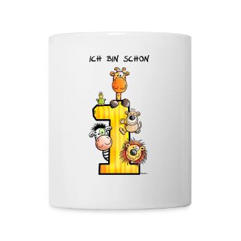 Ich bin schon Eins - Tasse - Weiß - Vorne