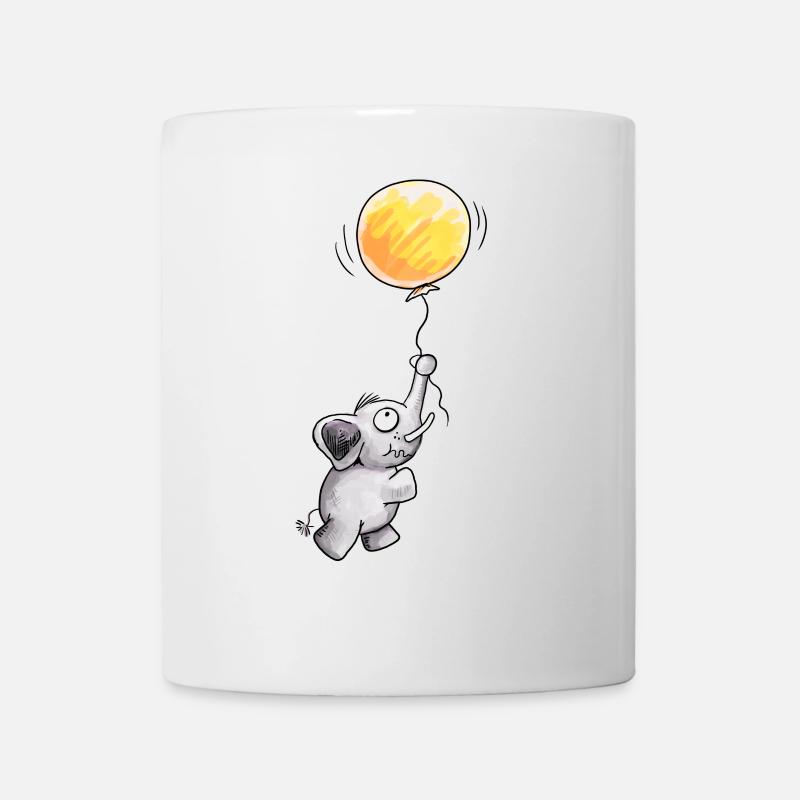 Fly away - Elefant - Tasse - Weiß