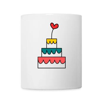 HAPPY BIRTHDAY. JOYEUX ANNIVERSAIRE. ANNIVERSAIRE. - Mug blanc - blanc - Devant