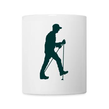 Wanderwandern Nordic Walking - Tasse - Weiß - Vorne