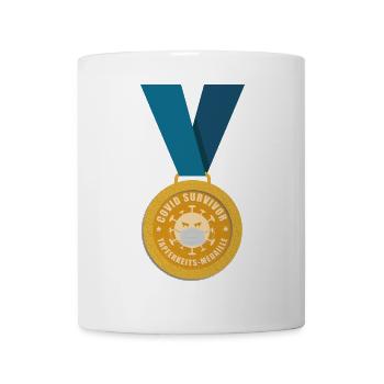 TAPFERKEITS-MEDAILLE Covid-19 - Mug - white - Front