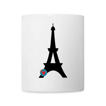 - PARIS. HAUPTSTADT. STADT. Frankreich. PARISER. PARIS - Tasse - Weiß - Vorne